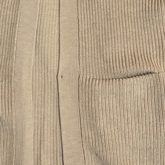 Aritzia Wilfred Free Unwind Oversized Merino Wool Cardigan Camel Tan XS Holiday - Picture 8 of 9